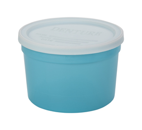 personal care items denture disposable lid plastic cup