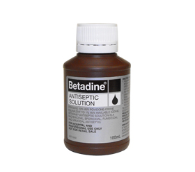  Betadine  Solution 10 Povidone iodine  100ml  Medical Mart
