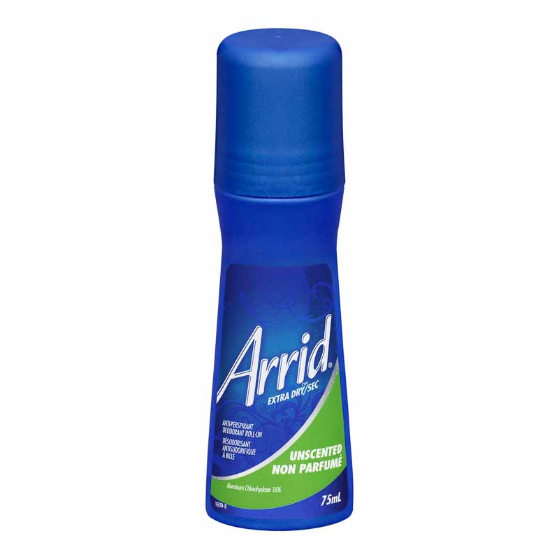 Deodorant Roll-on Arrid Extra-dry Unscented 75ml « Medical Mart