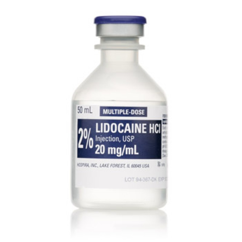 Lidocaine Hci Injection 2% Plain With Preservative 50ml Vial « Medical Mart