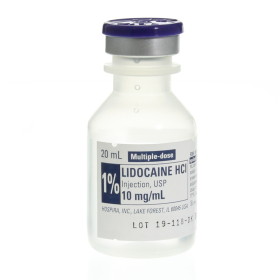 Lidocaine Hci Injection 1% Plain With Preservative 20ml Vial « Medical Mart