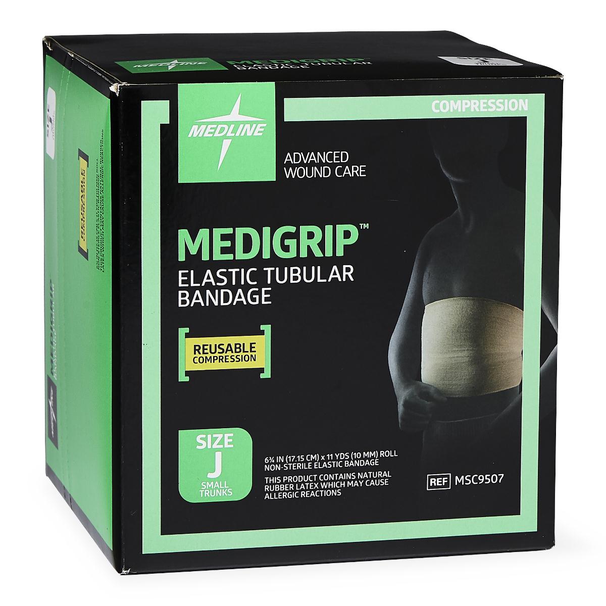 Medigrip Elasticated Tubular Bandage Size J 17cm X 10m Roll « Medical Mart