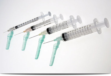 Syringe With Needle Sol-care Safety Flip Shield 1ml Tb Syringe With