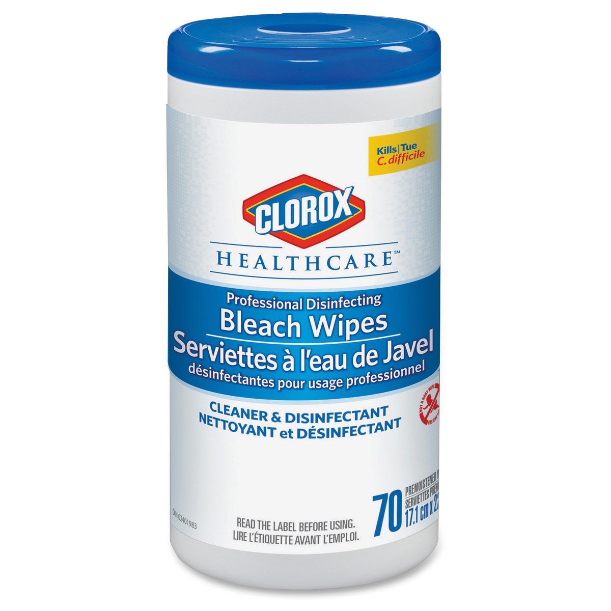 Clorox Bleach Professional Surface Disinfecting Wipe 6.75″x9″ « Medical ...