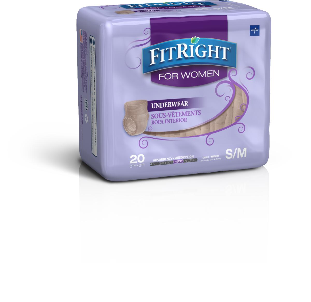 Fitright Protective Underwear For Women Sm/med 28″-40″ « Medical Mart