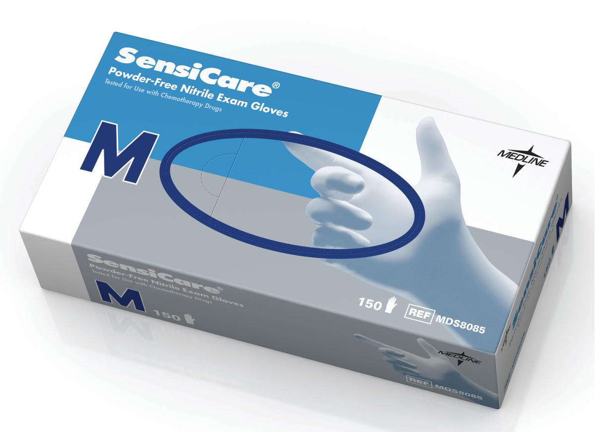 medline sensicare gloves medium