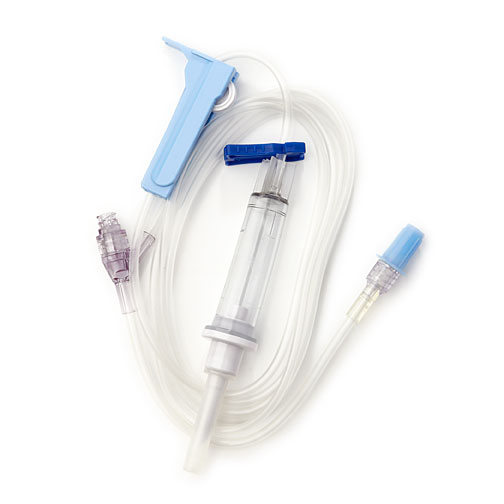 Iv Solution Set W/clearlink Luer Inject Site & Male Luer Lock Adapter And  Roller Clamp 76″ Length 10 Drop « Medical Mart