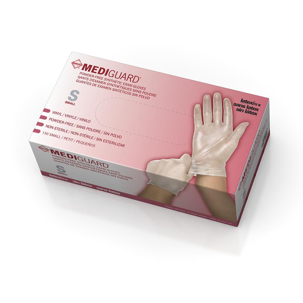 Mediguard Vinyl Exam Glove Powderfree Small « Medical Mart