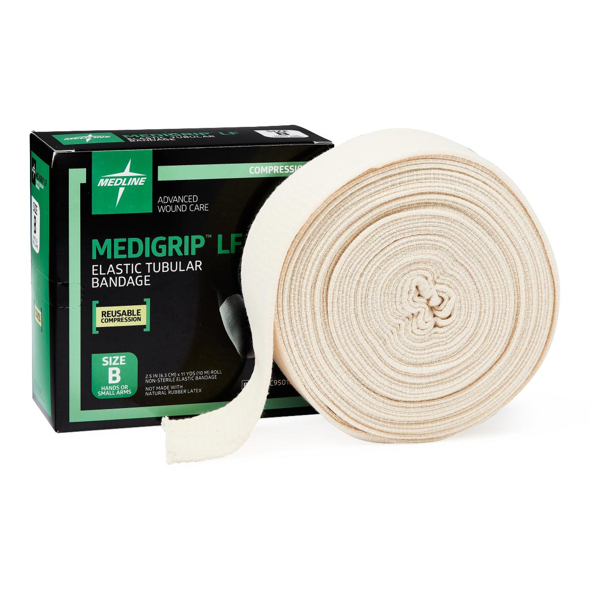 Medigrip Lf Elasticated Tubular Bandage Size B 6.3cm X 10m « Medical Mart