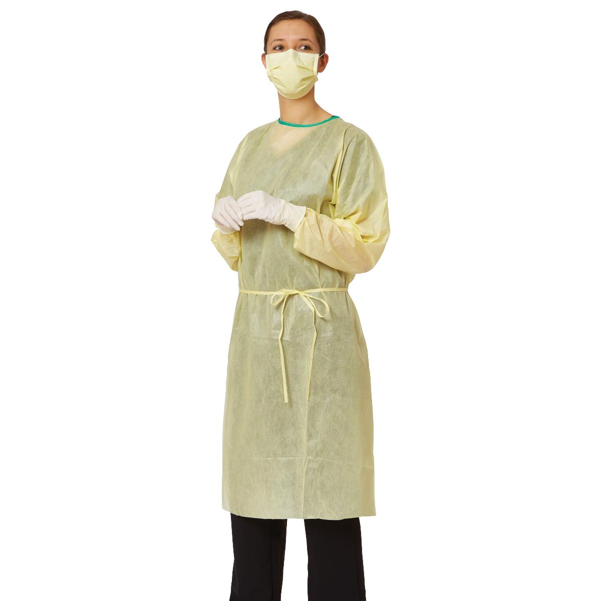 ASSURE High Risk Yellow Isolation Gown | Pharmex Healthcare